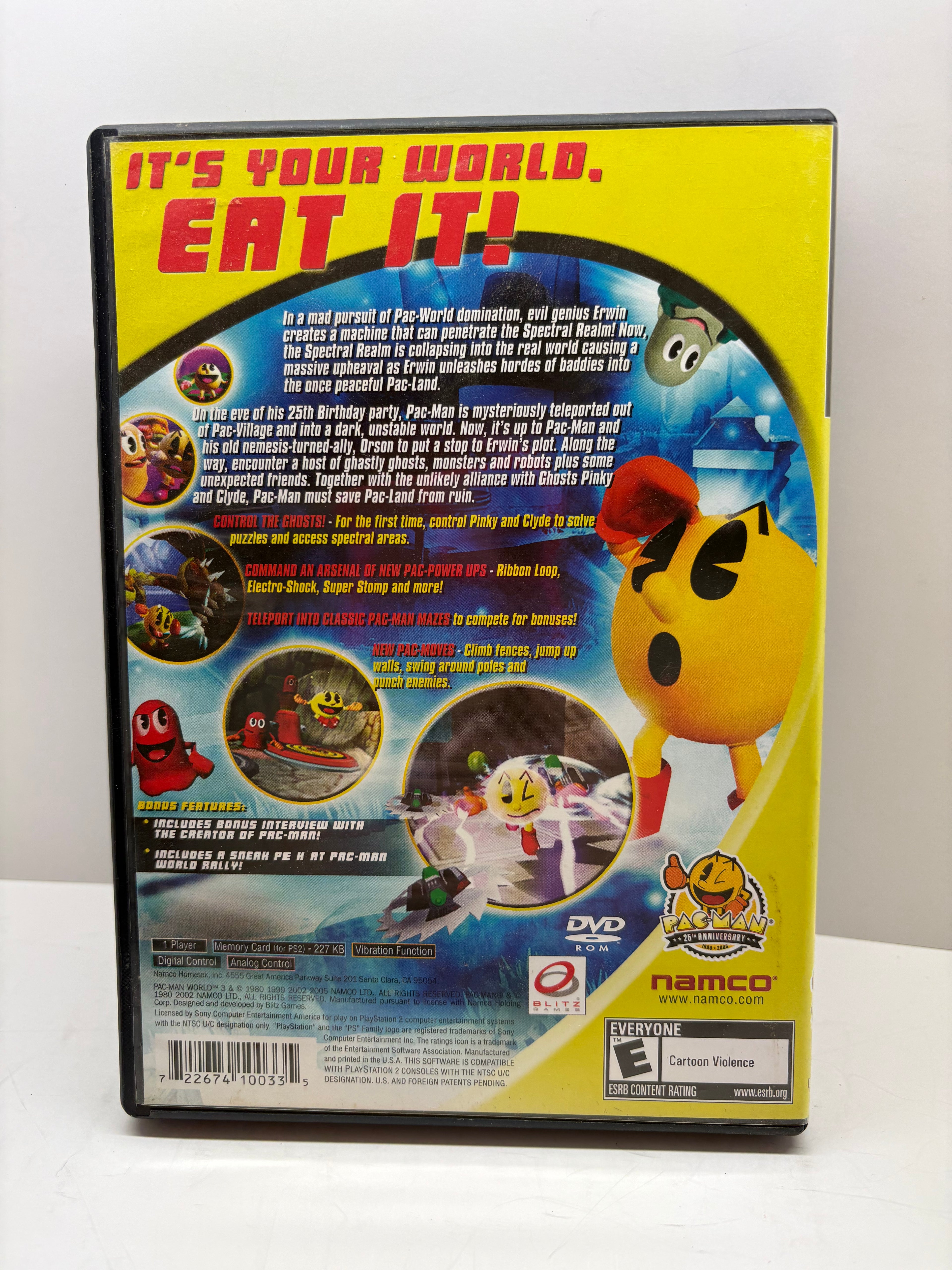 Pac-Man World 3 PS2 Tested No Manual PlayStation 2 Platformer