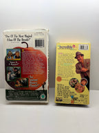 James and the Giant Peach + Matilda VHS Bundle (1996) - Roald Dahl Family Movies - Good Condition TESTED