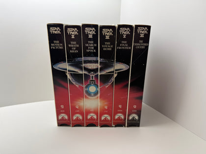 Star Trek Movie Collection I-VII VHS Bundle - Complete Classic Set (Includes Generations)