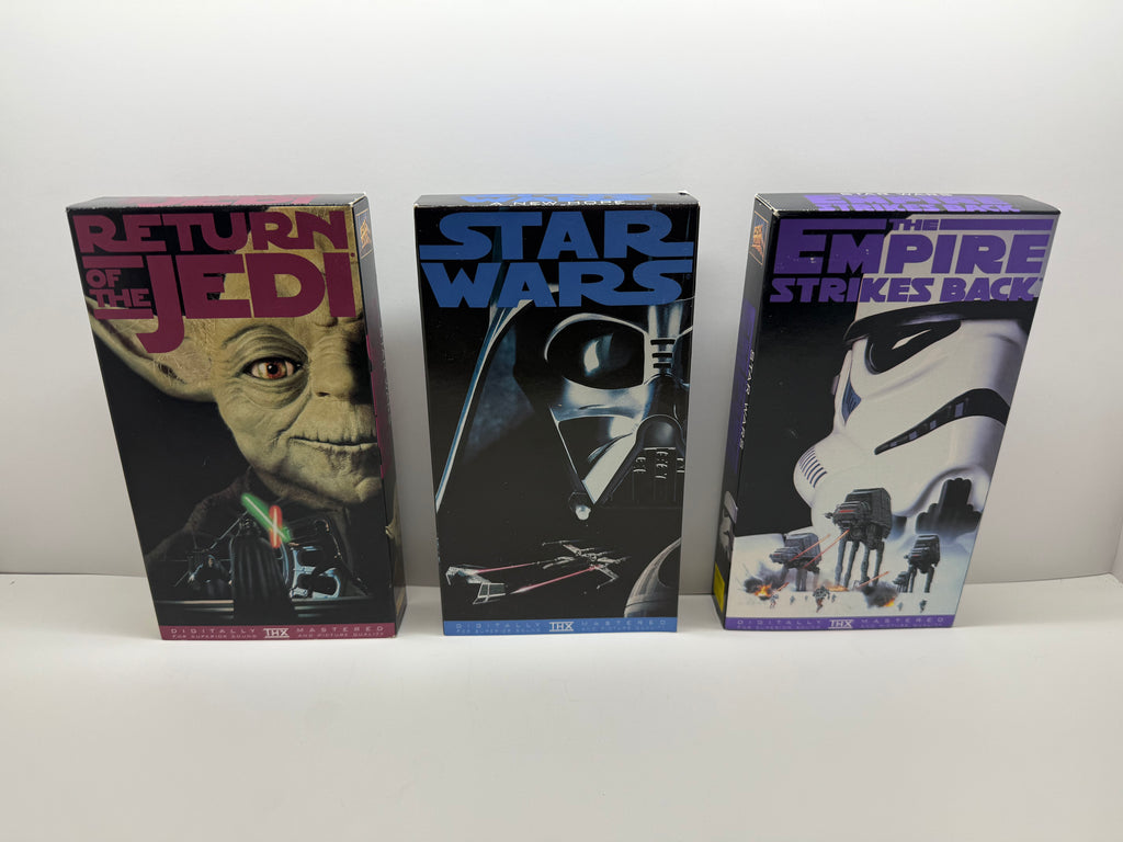 Star Wars Original Trilogy THX VHS Bundle