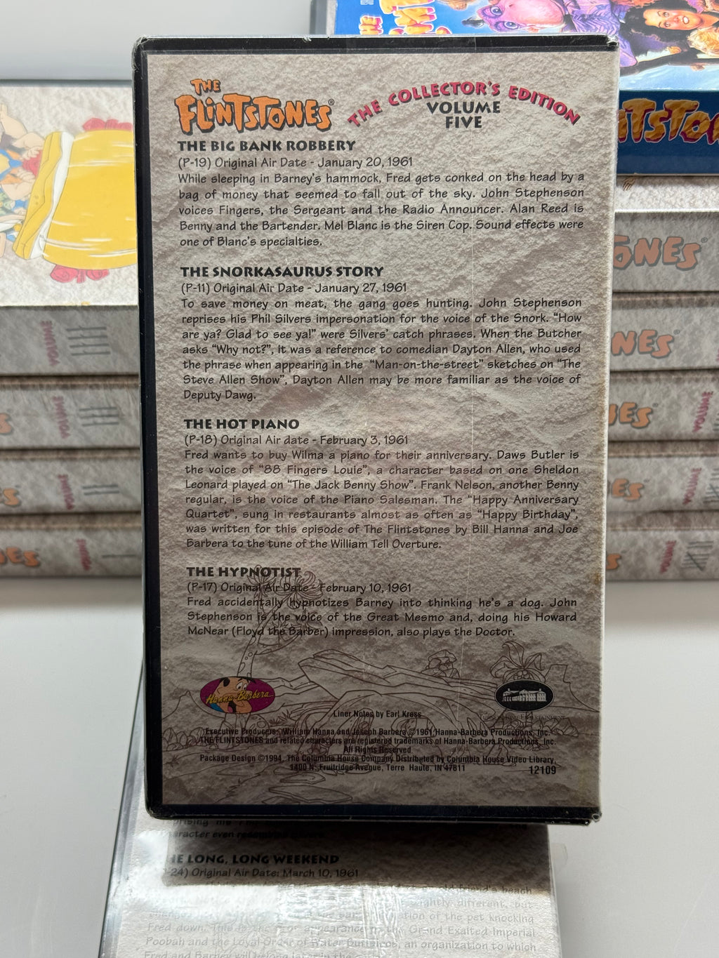 The Flintstones Collector’s Edition VHS Set – Rare Mail-In Exclusive (Canada) Mostly Sealed