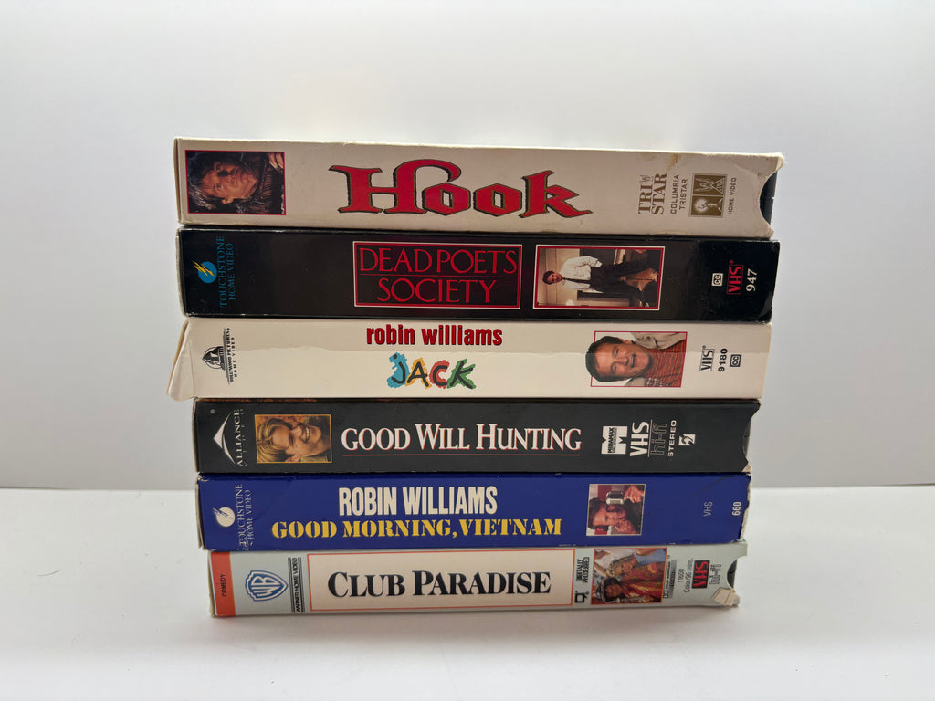 Robin Williams VHS Bundle – Hook, Good Will Hunting + More