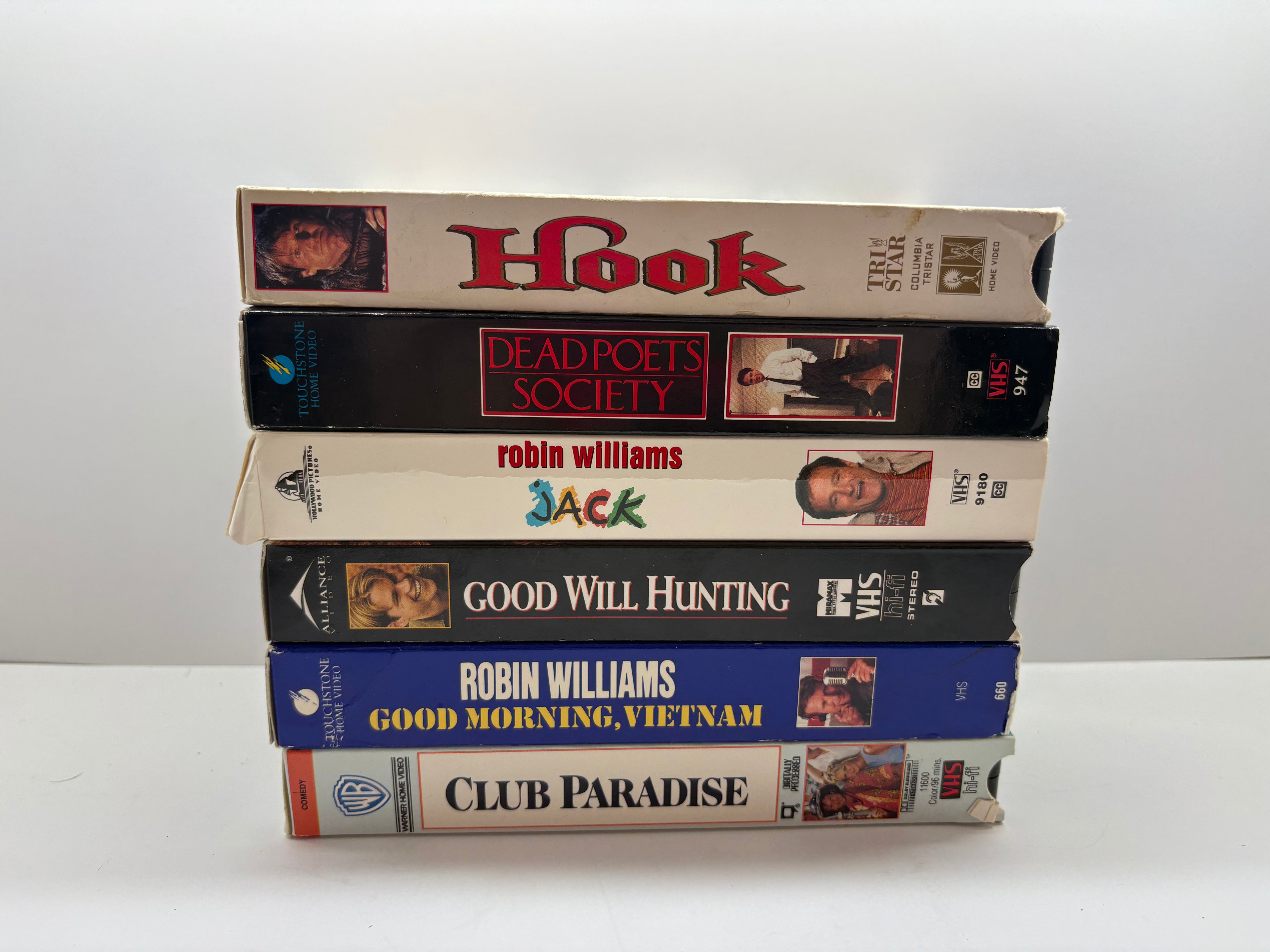 Robin Williams VHS Bundle – Hook, Good Will Hunting + More