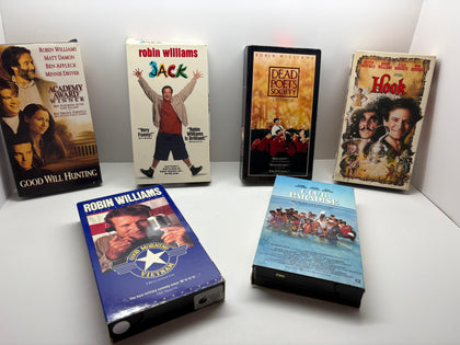 Robin Williams VHS Bundle – Hook, Good Will Hunting + More