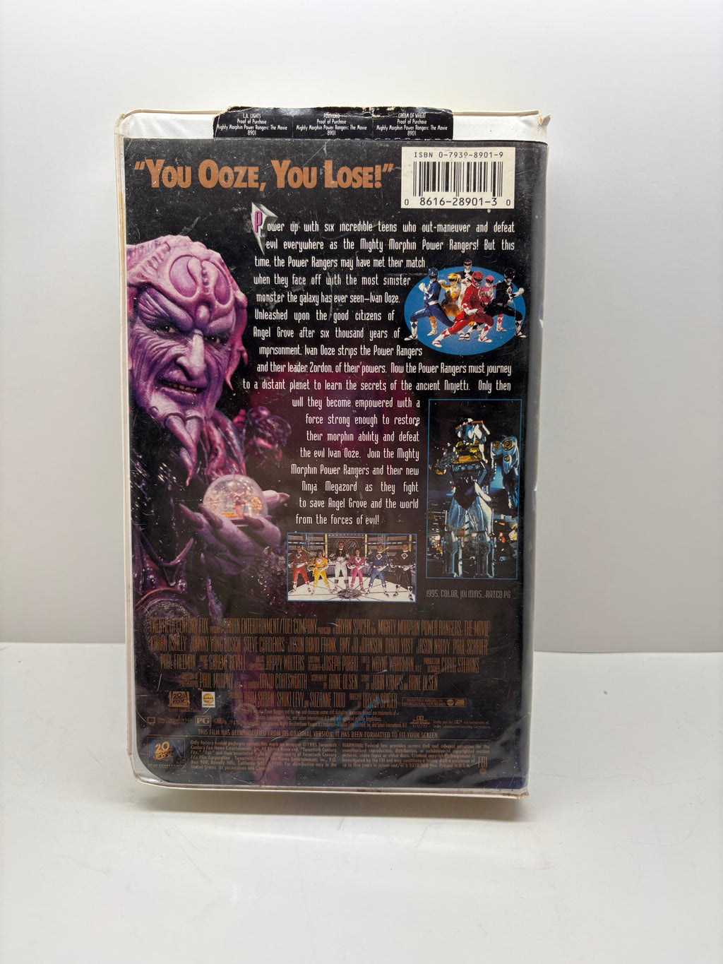 Mighty Morphin Power Rangers VHS – The Movie (1995) Tested