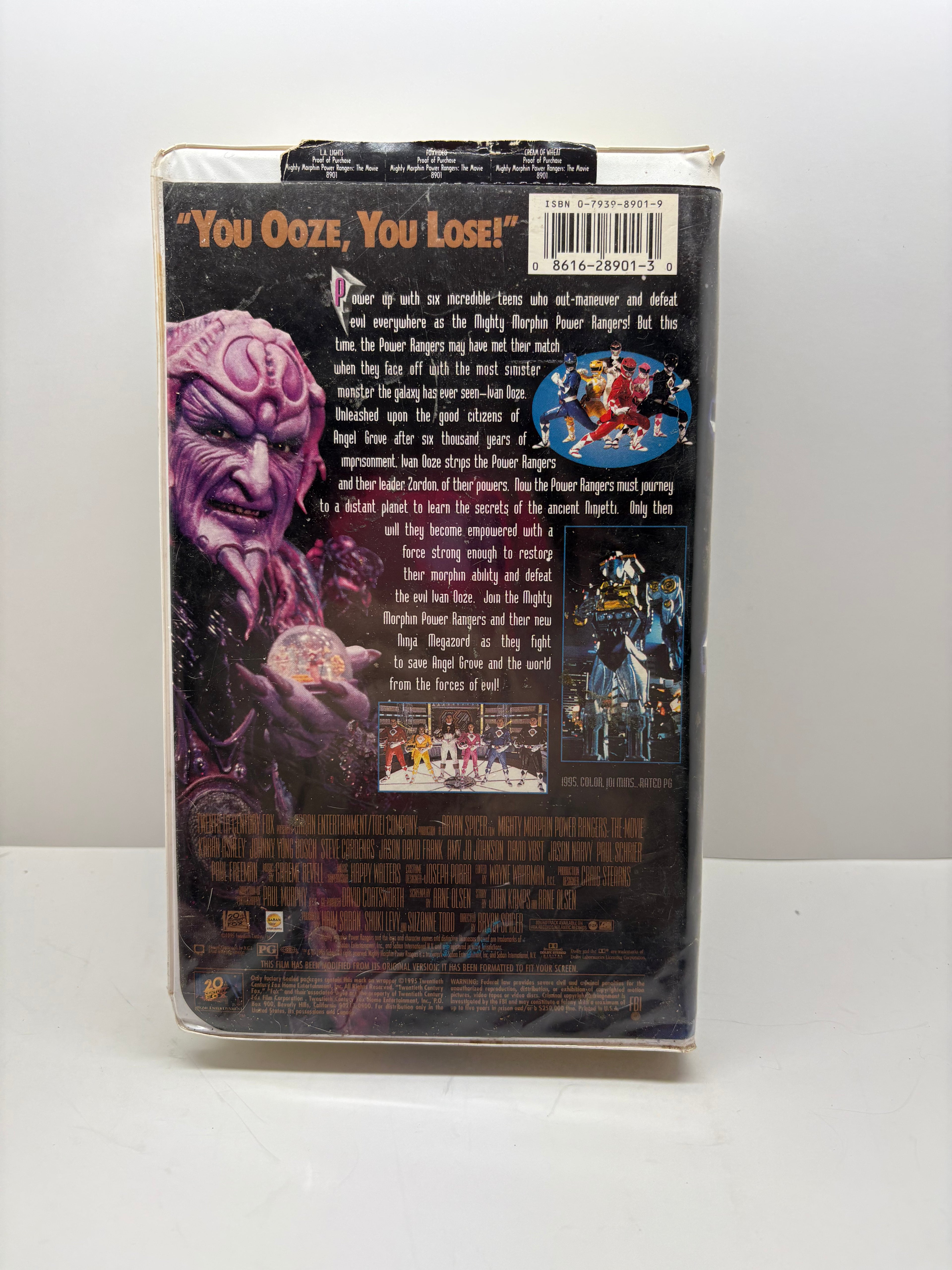 Mighty Morphin Power Rangers VHS – The Movie (1995) Tested