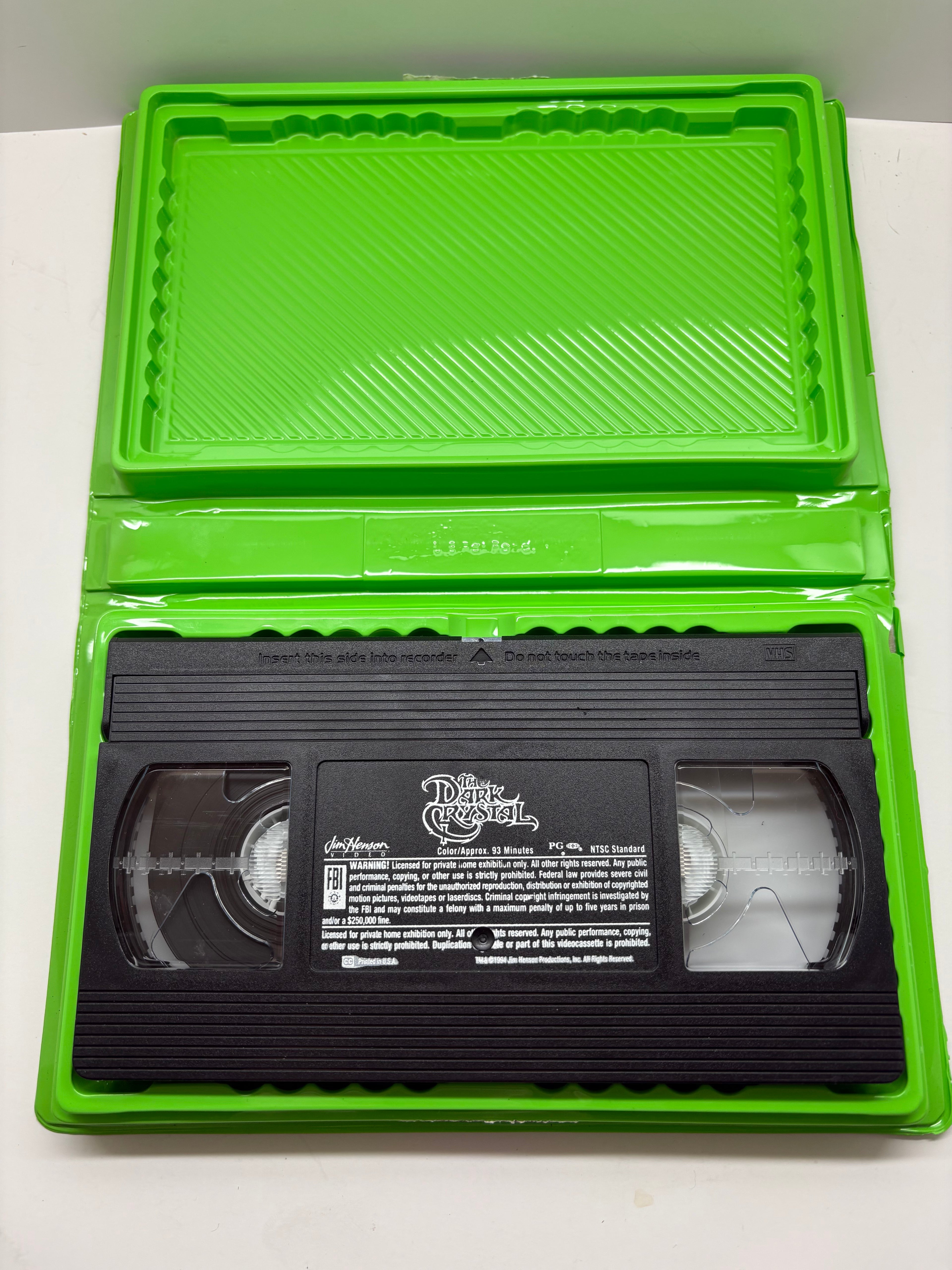 The Dark Crystal VHS (Green Clamshell)