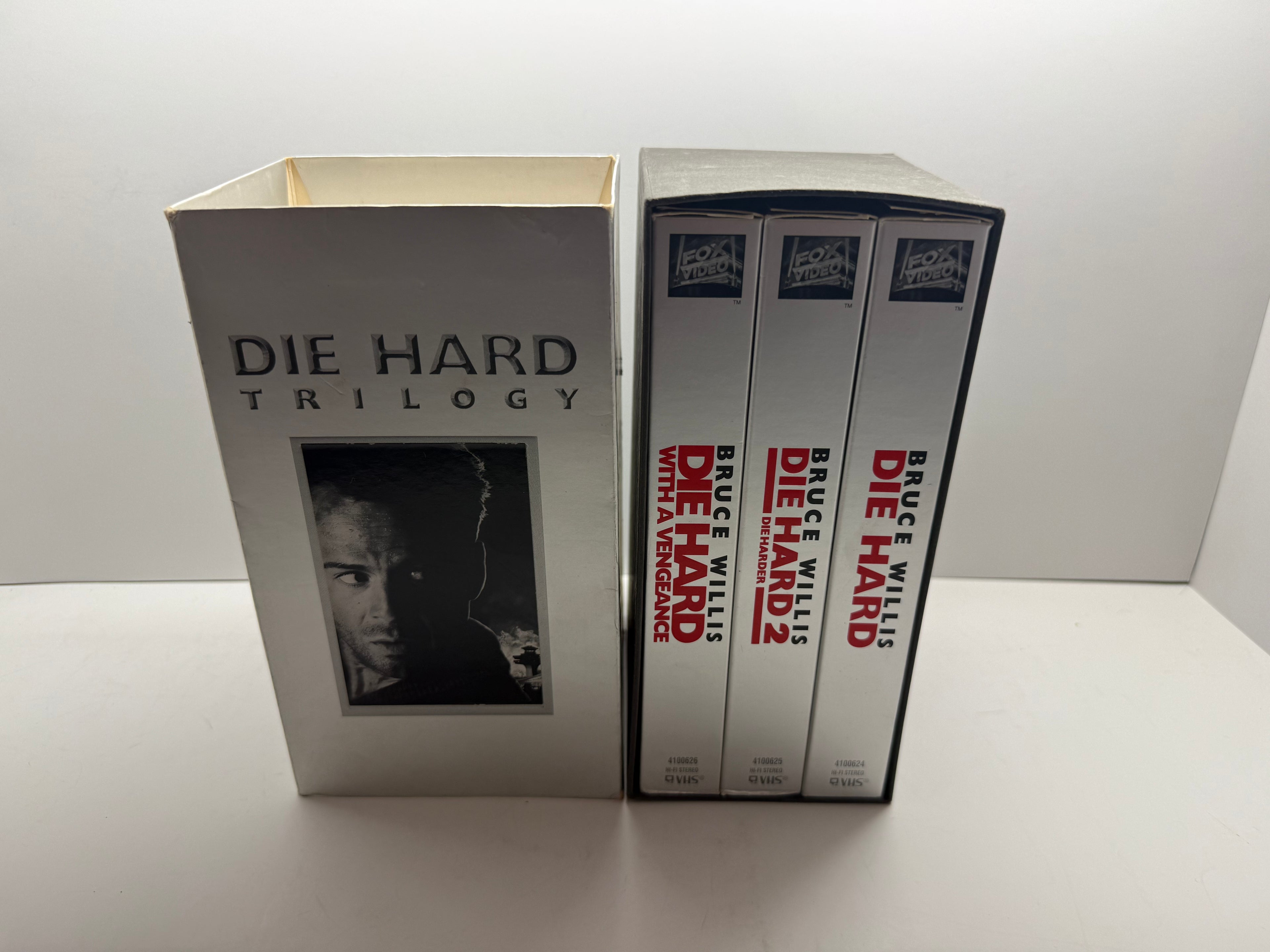 Die Hard trilogy VHS box set