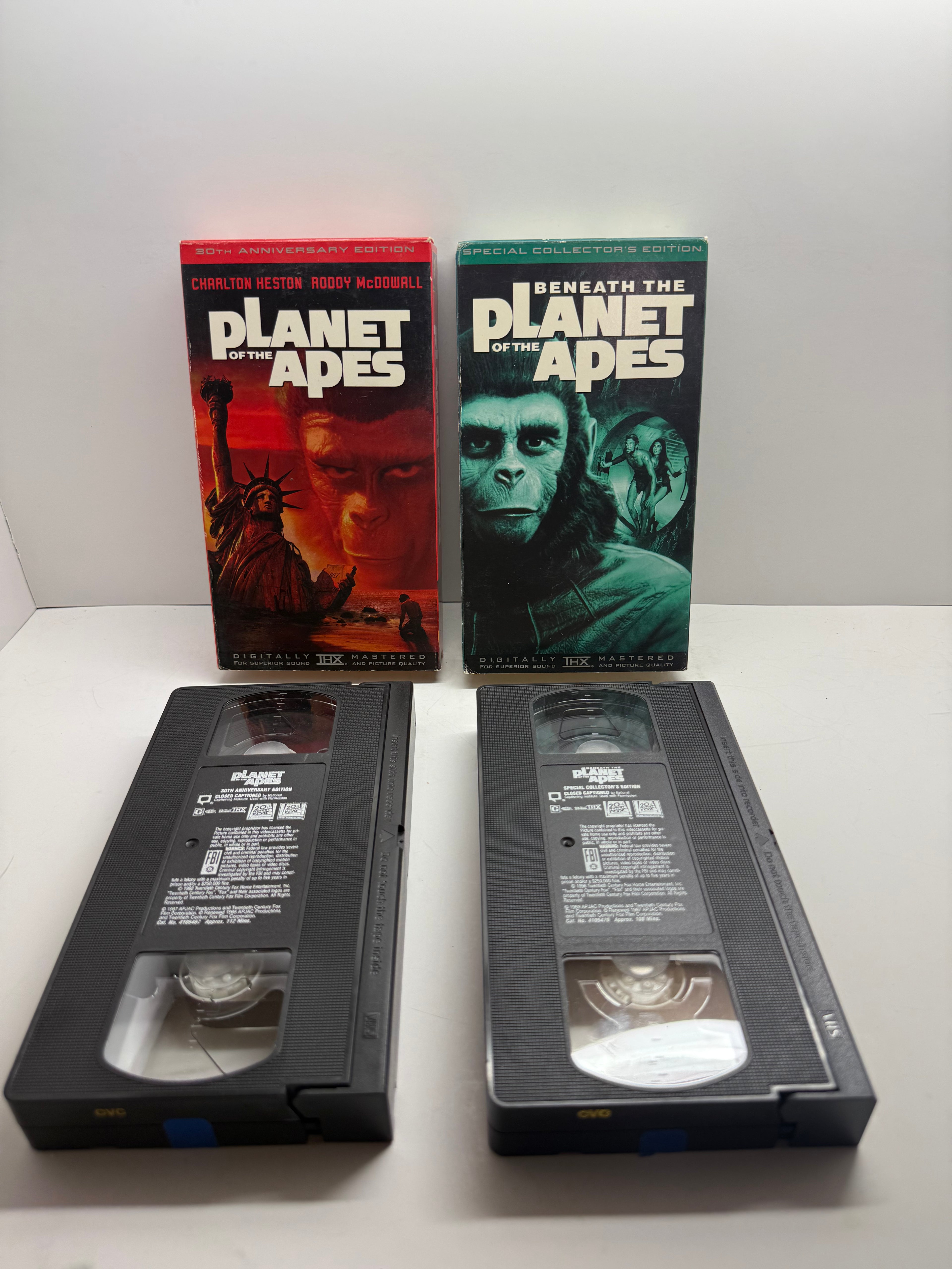 Planet of the Apes 2 VHS Bundle