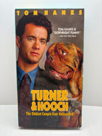 Turner & Hooch VHS (1989) - Tom Hanks on Cover - Touchstone Home Video - Great Condition