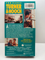 Turner & Hooch VHS (1989) - Tom Hanks on Cover - Touchstone Home Video - Great Condition