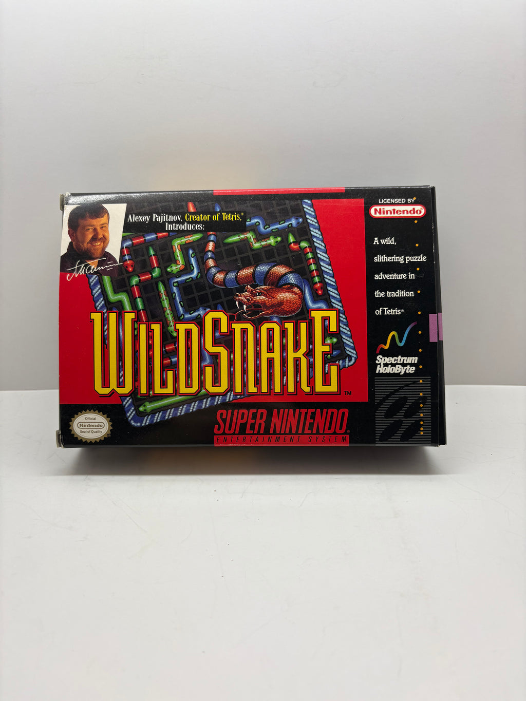 Super Nintendo SNES Bundle - Vegas Stakes + WildSnake CIB Complete with Manuals & Inserts - Great Condition