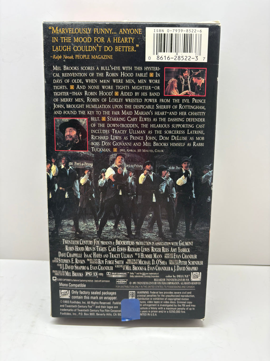 Robin Hood: Men in Tights (VHS, 1994) TESTED