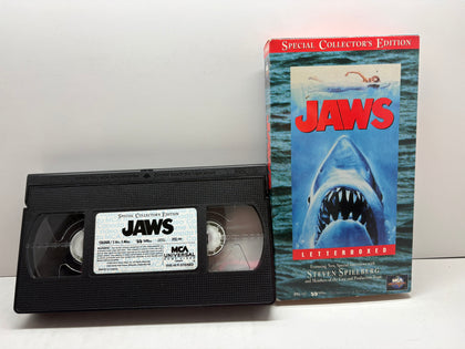 Jaws (VHS Tape 1995 MCA Special Collector's Edition Letterboxed) CULT HORROR