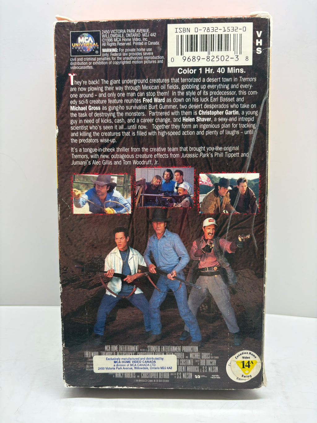 Tremors 2 VHS After shocks