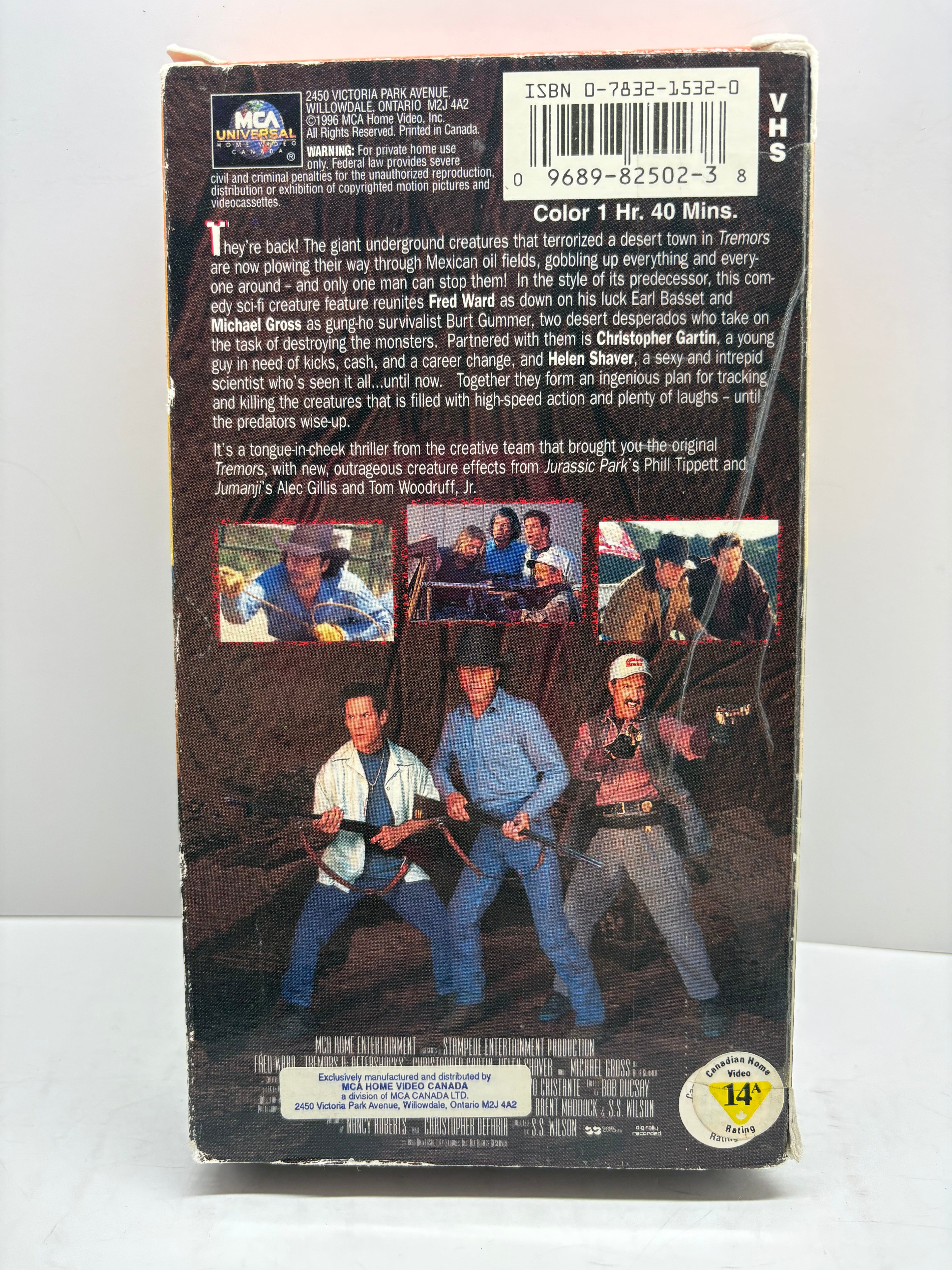 Tremors 2 VHS After shocks