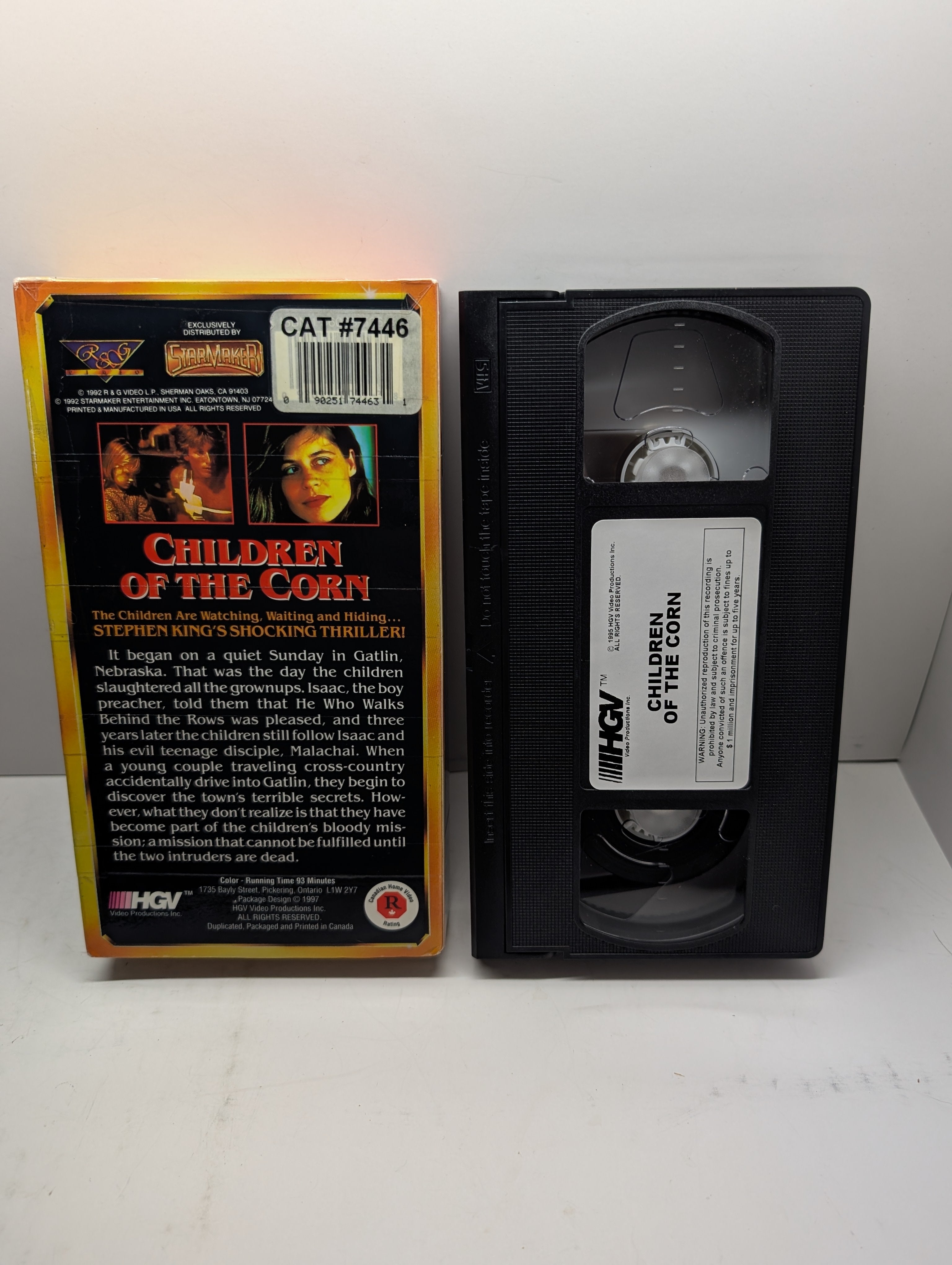 Children of the Corn VHS - actual item