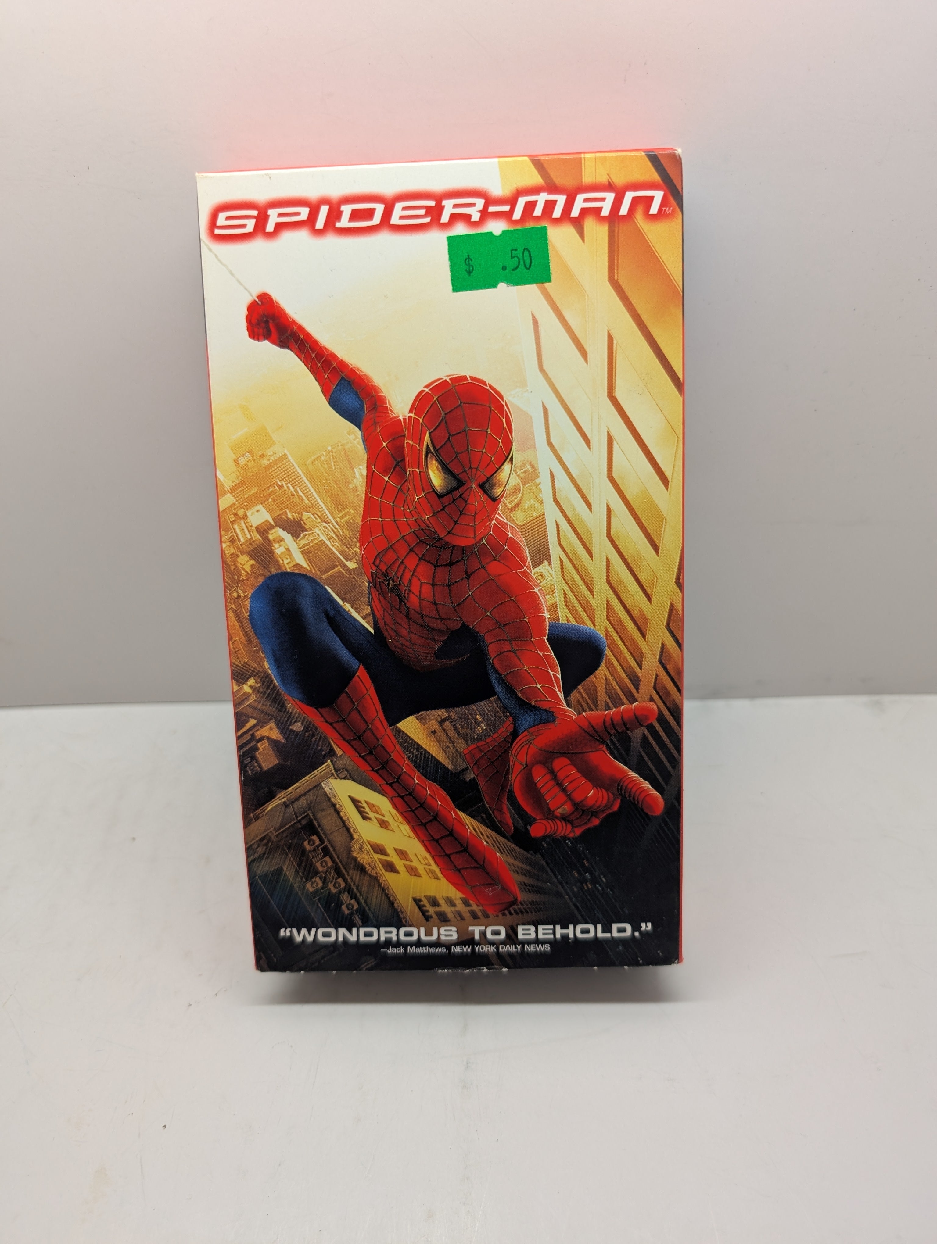 Spider-Man VHS actual item