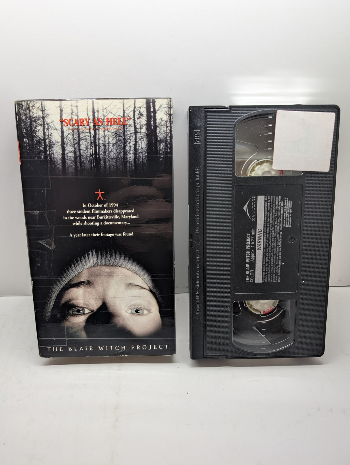 The Blair Witch Project VHS actual item