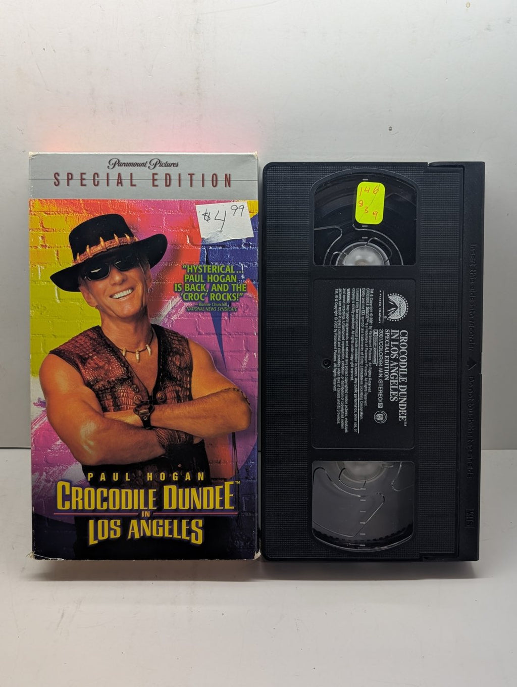 Crocodile Dundee in Los Angeles: Special Edition VHS actual item front