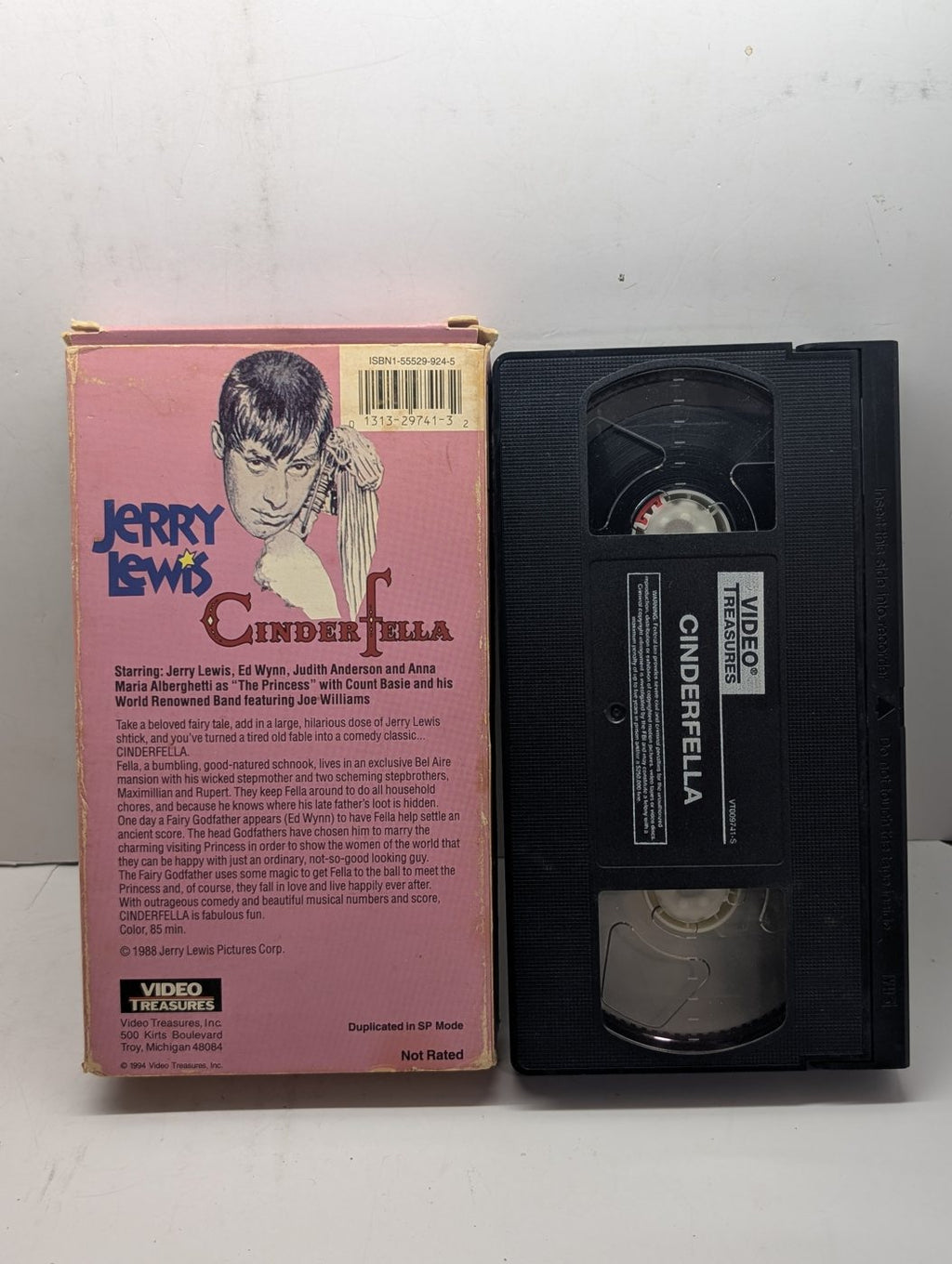 Cinderfella VHS actual tape photo 2