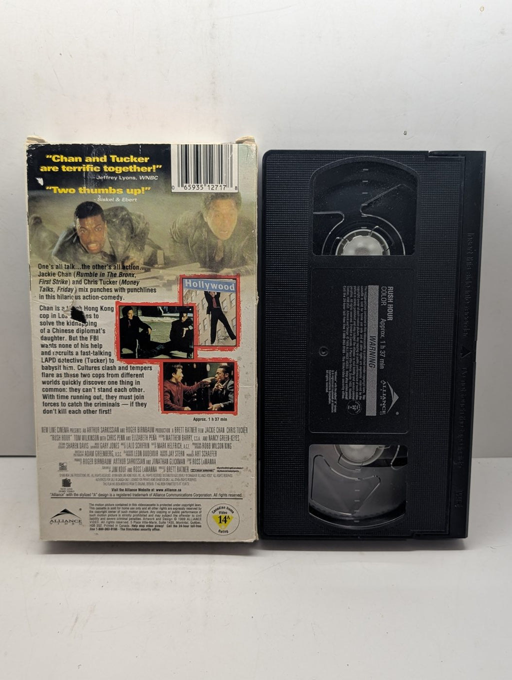 Rush Hour VHS actual tape photo 2