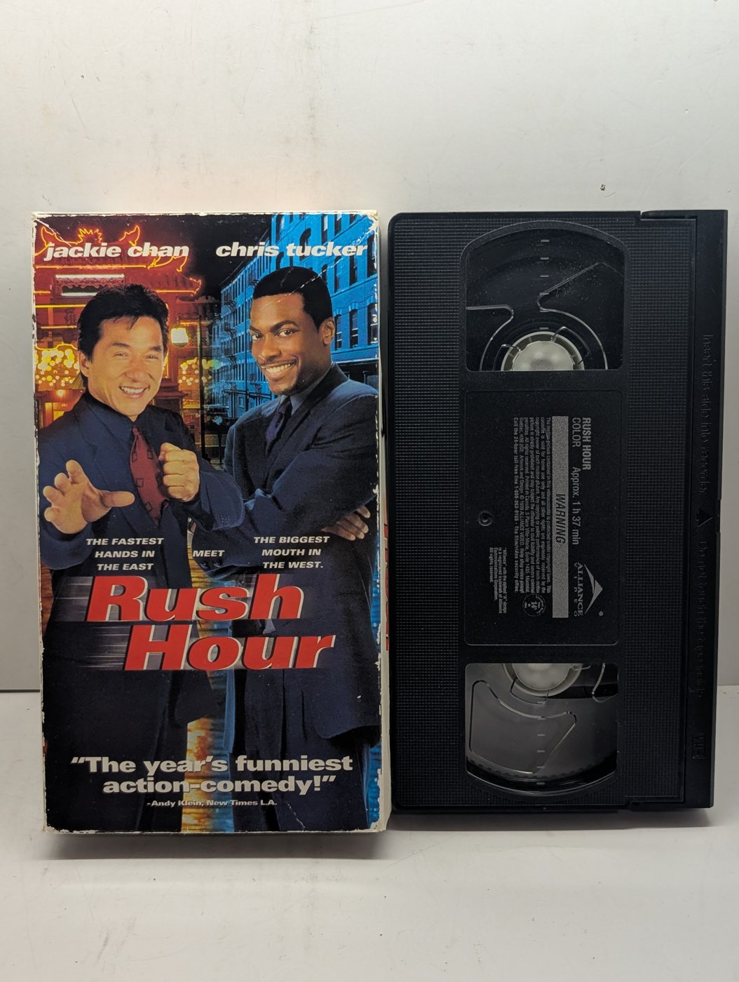 Rush Hour VHS actual tape photo 1