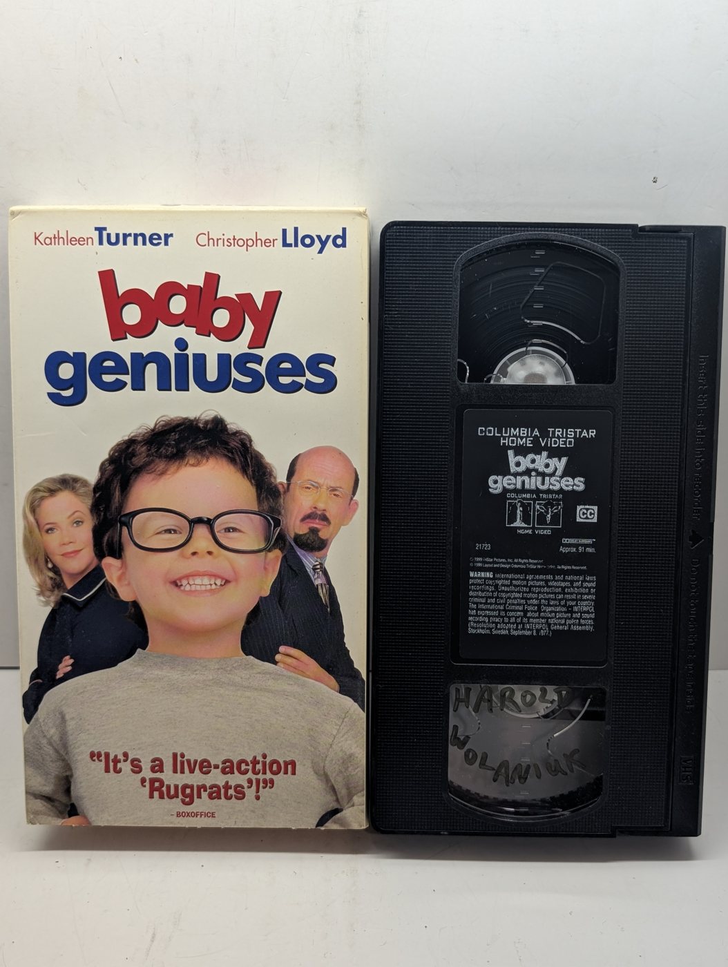 Baby Geniuses VHS actual item front