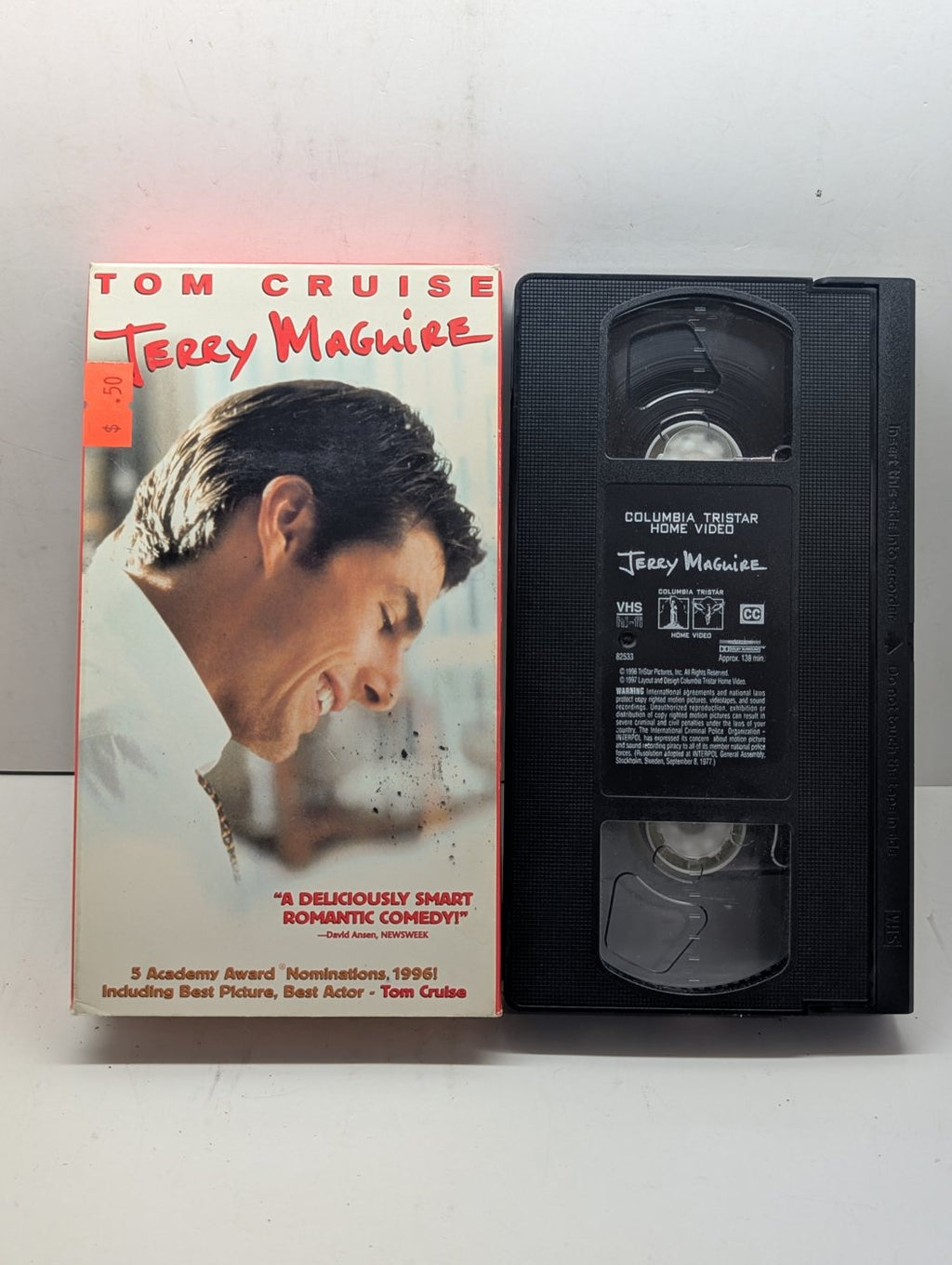 Jerry Maguire VHS actual item front