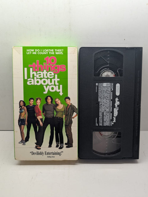 10 Things I Hate About You VHS actual item front