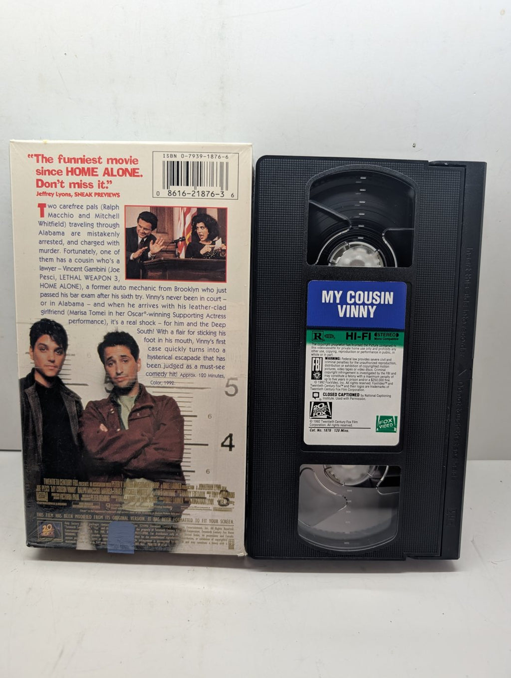 My Cousin Vinny VHS actual item back