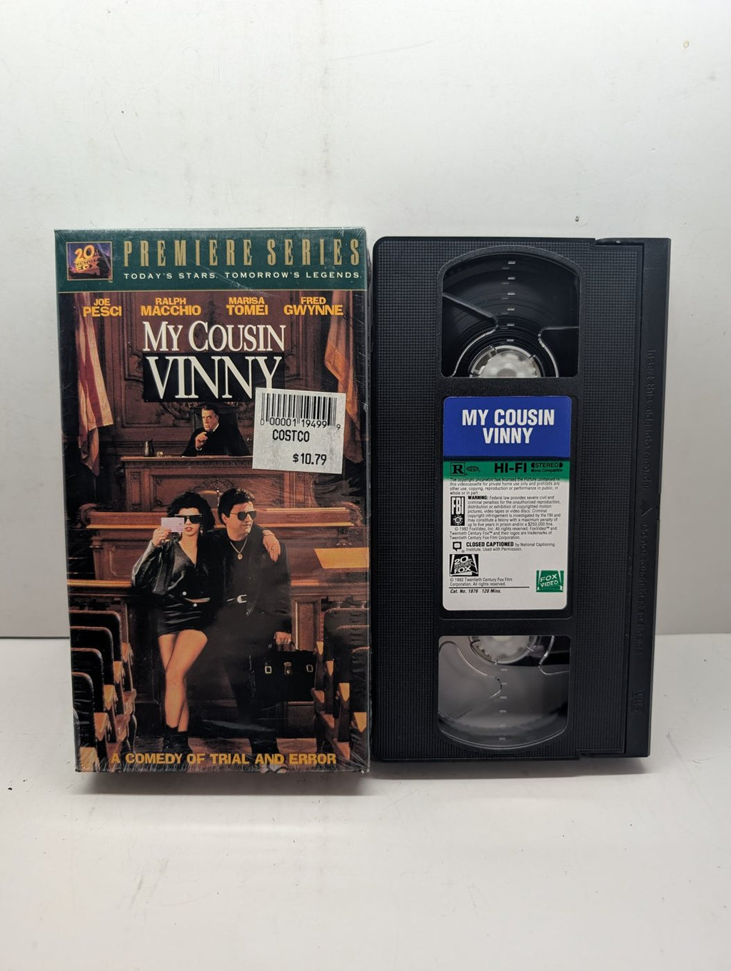 My Cousin Vinny VHS actual item front