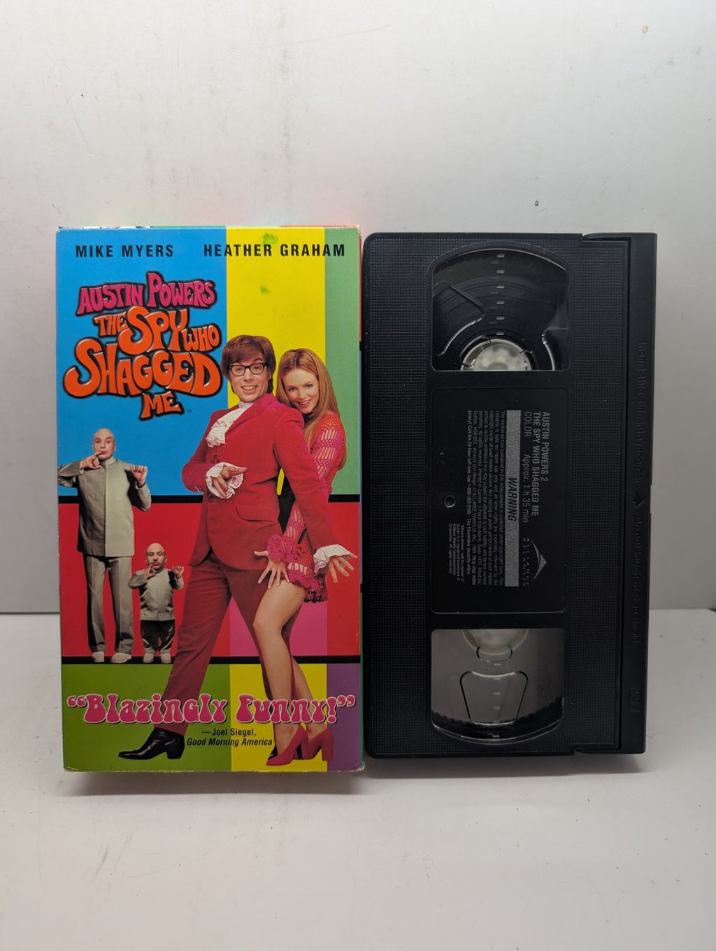 Austin Powers: The Spy Who Shagged Me VHS actual item front
