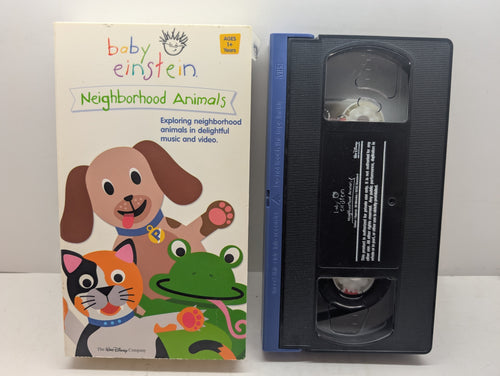 Baby Einstein: Neighborhood Animals VHS - actual item pictured