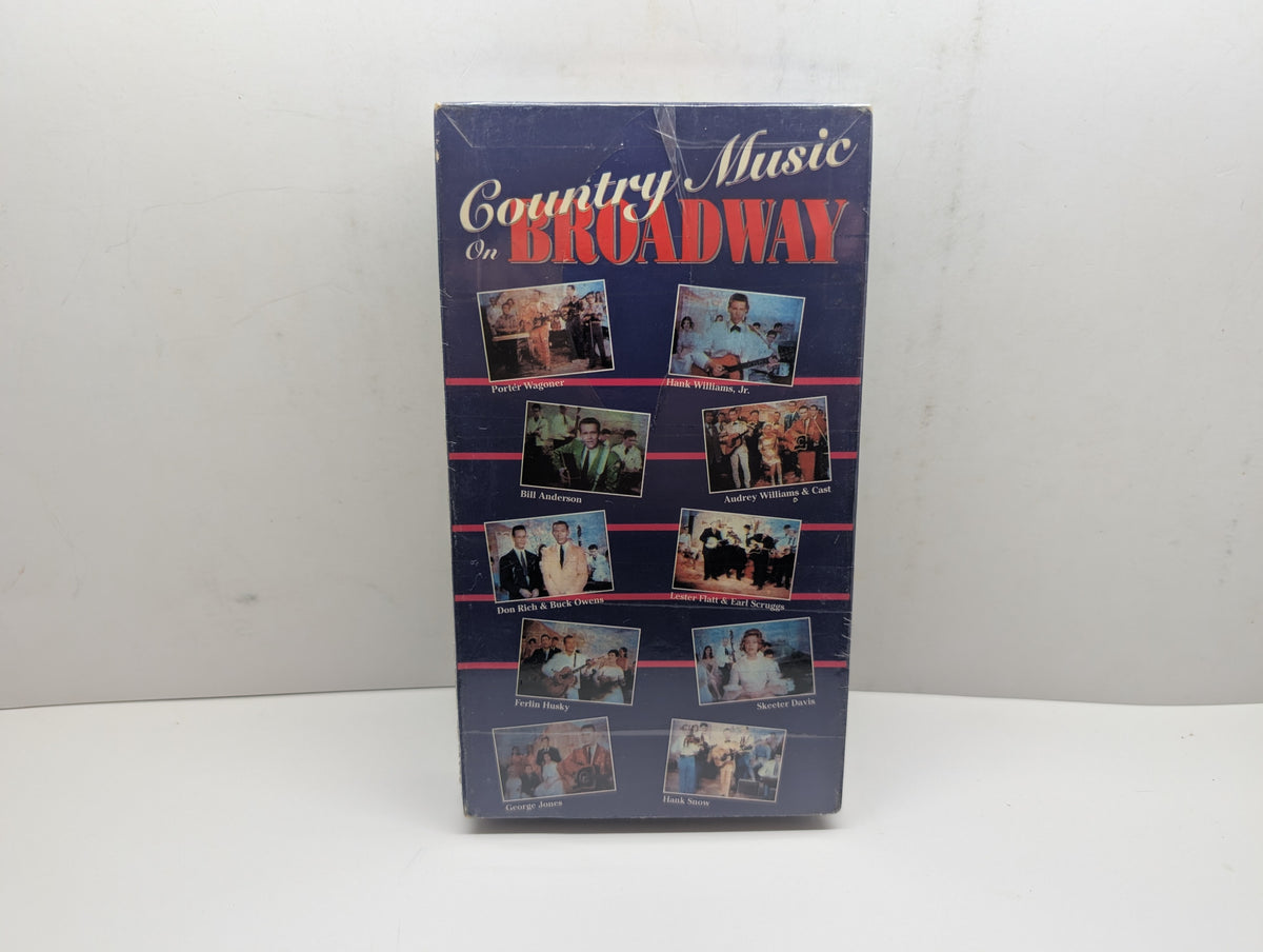 Country Music on Broadway VHS - actual item pictured