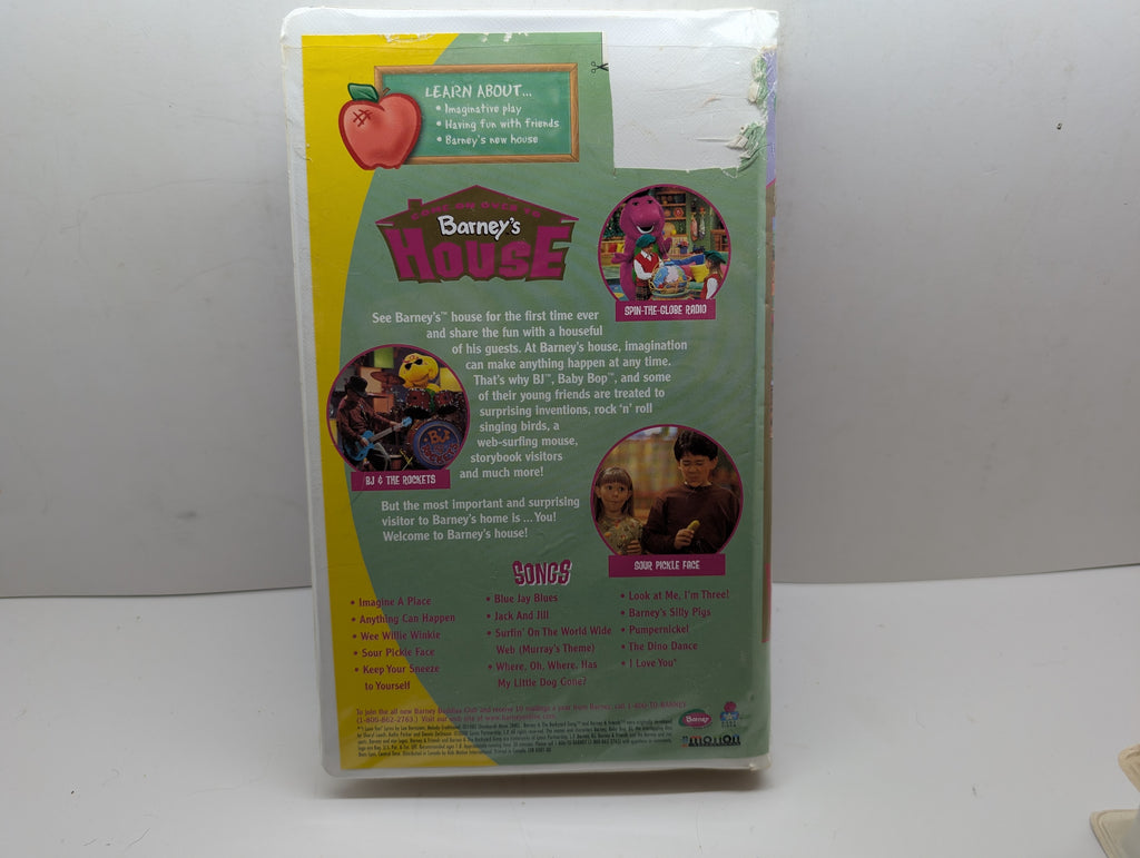Barney's House VHS - actual item back