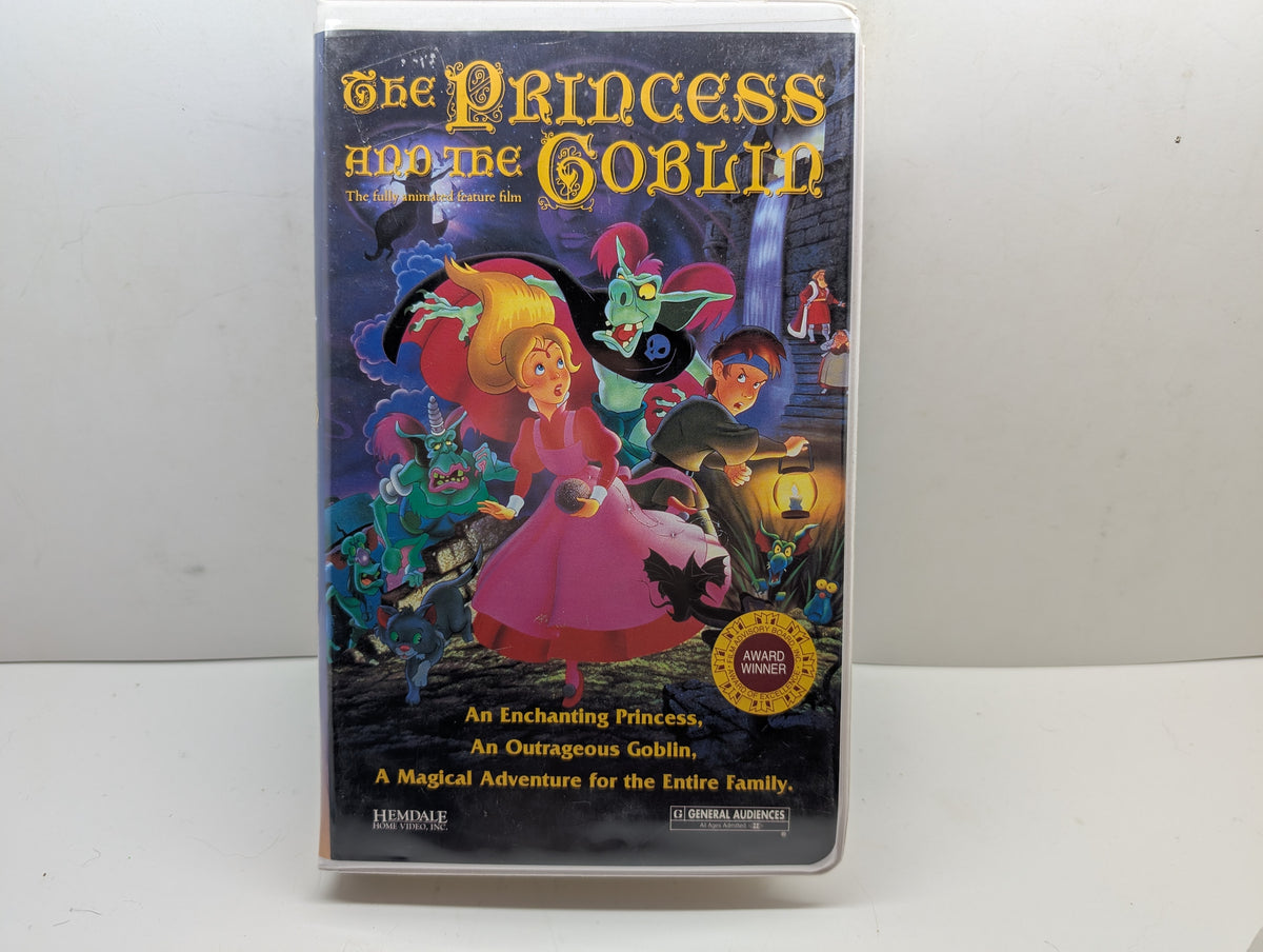 The Princess and the Goblin VHS - actual item front
