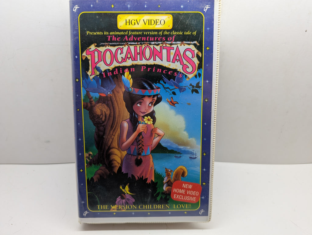 Pocahontas: Indian Princess VHS - actual item front