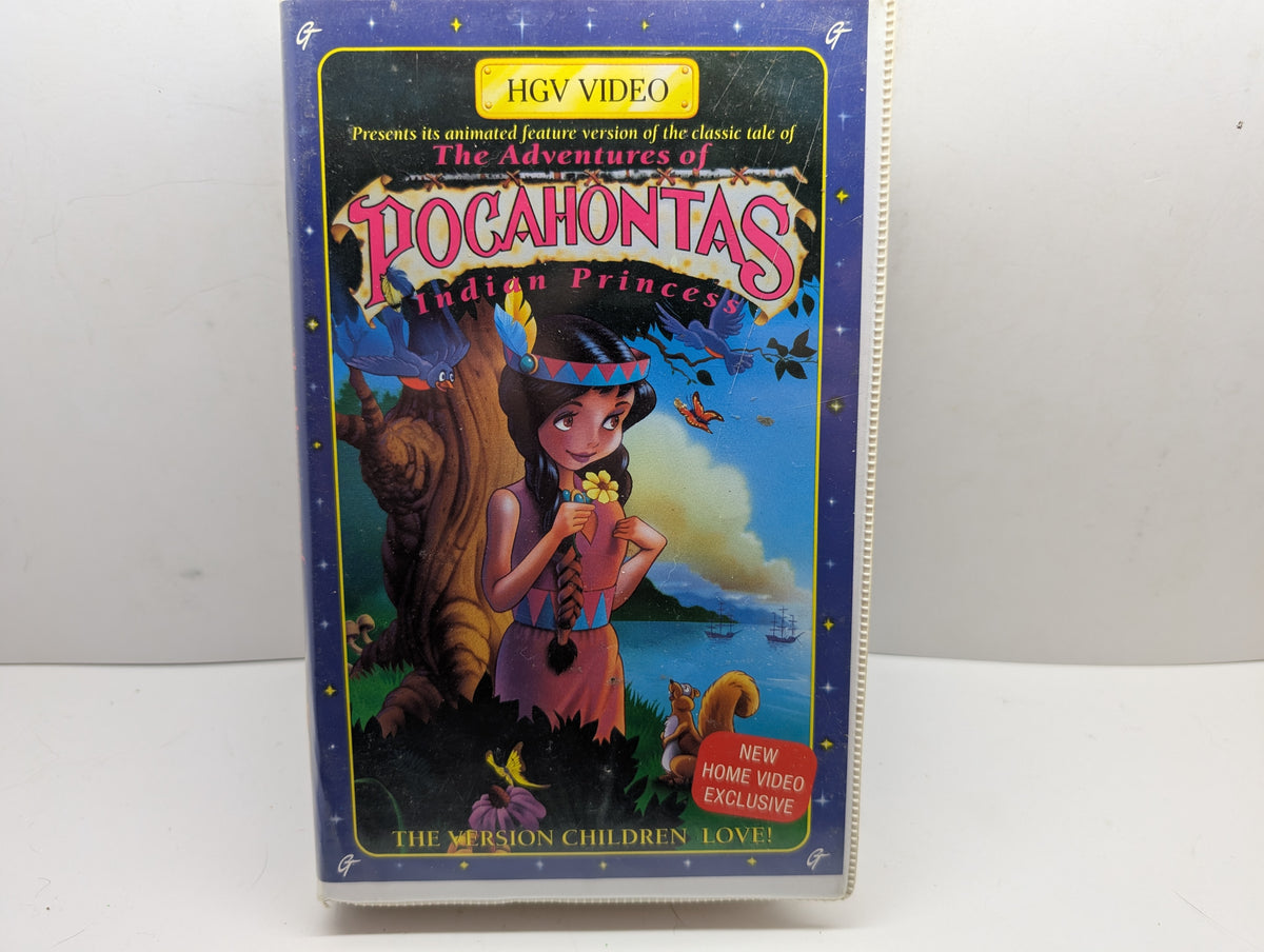 Pocahontas: Indian Princess VHS - actual item front