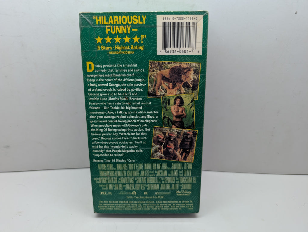 George of the Jungle VHS - actual item back