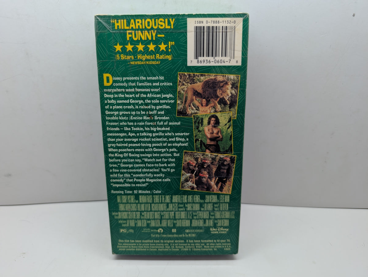 George of the Jungle VHS - actual item back