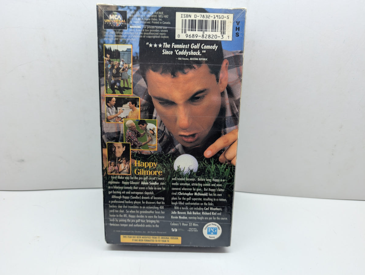 Happy Gilmore VHS - actual item back
