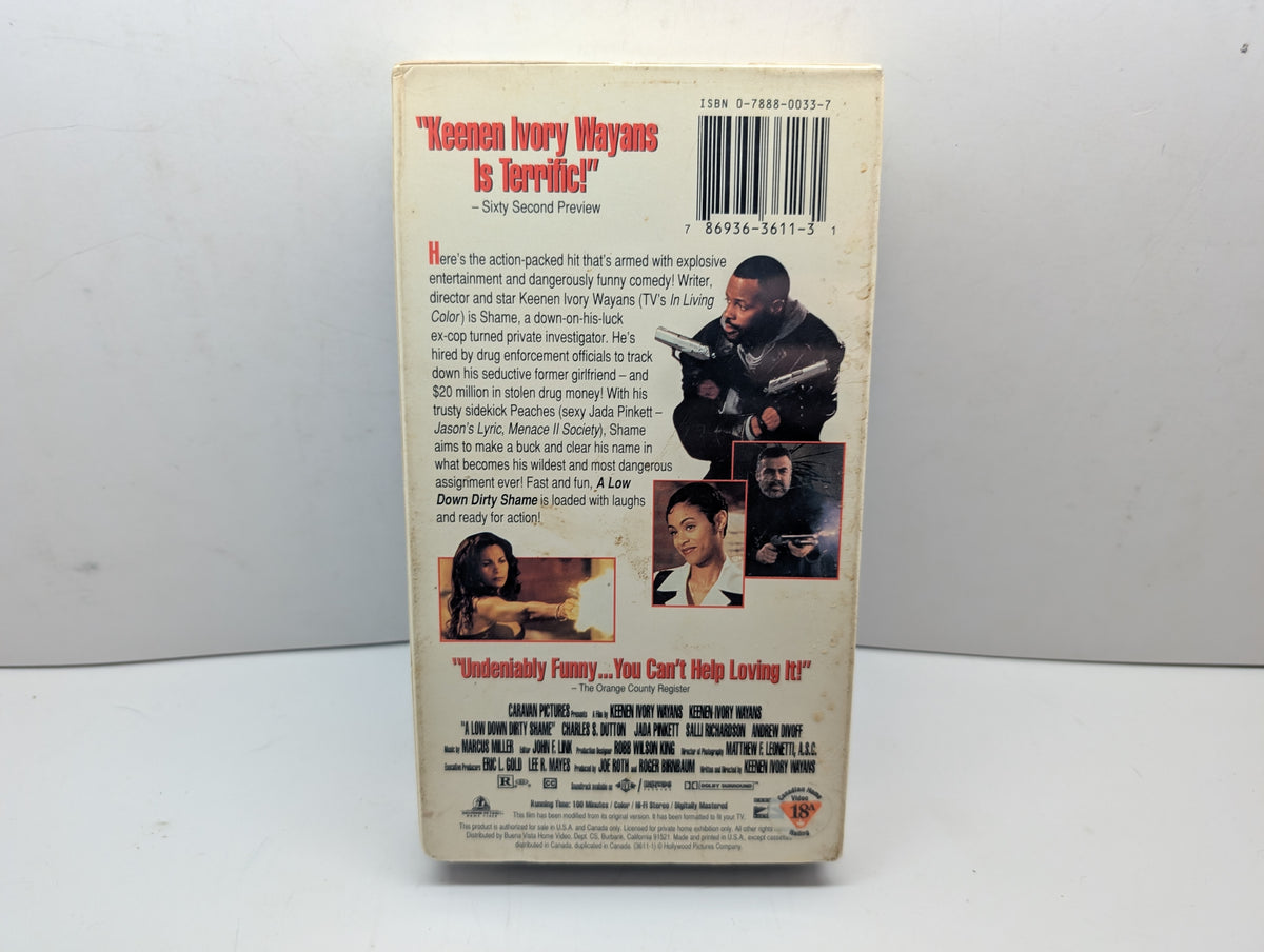 A Low Down Dirty Shame - VHS