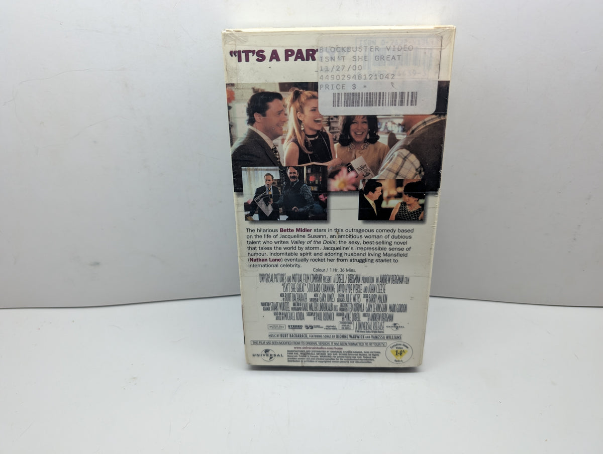 Isn't She Great - VHS