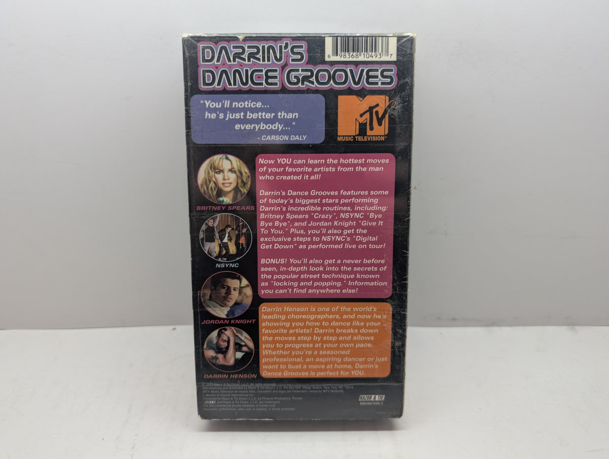 Darrin's Dance Grooves: The Hottest Moves from the Biggest Stars - VHS
