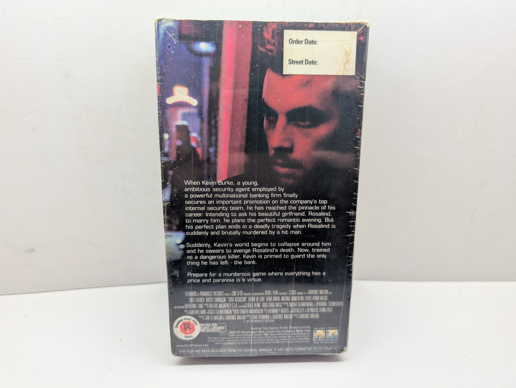 Soul Assassin VHS - actual item back