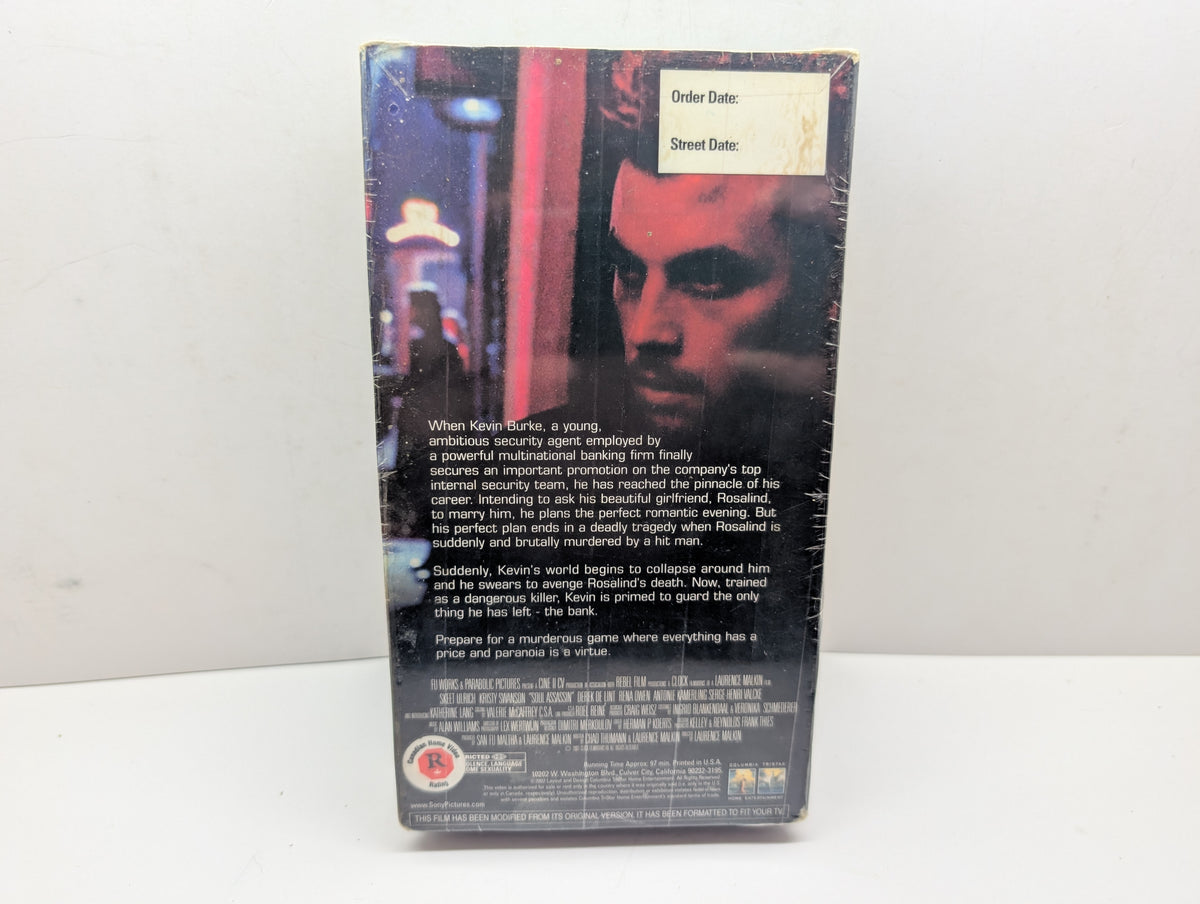 Soul Assassin VHS - actual item back