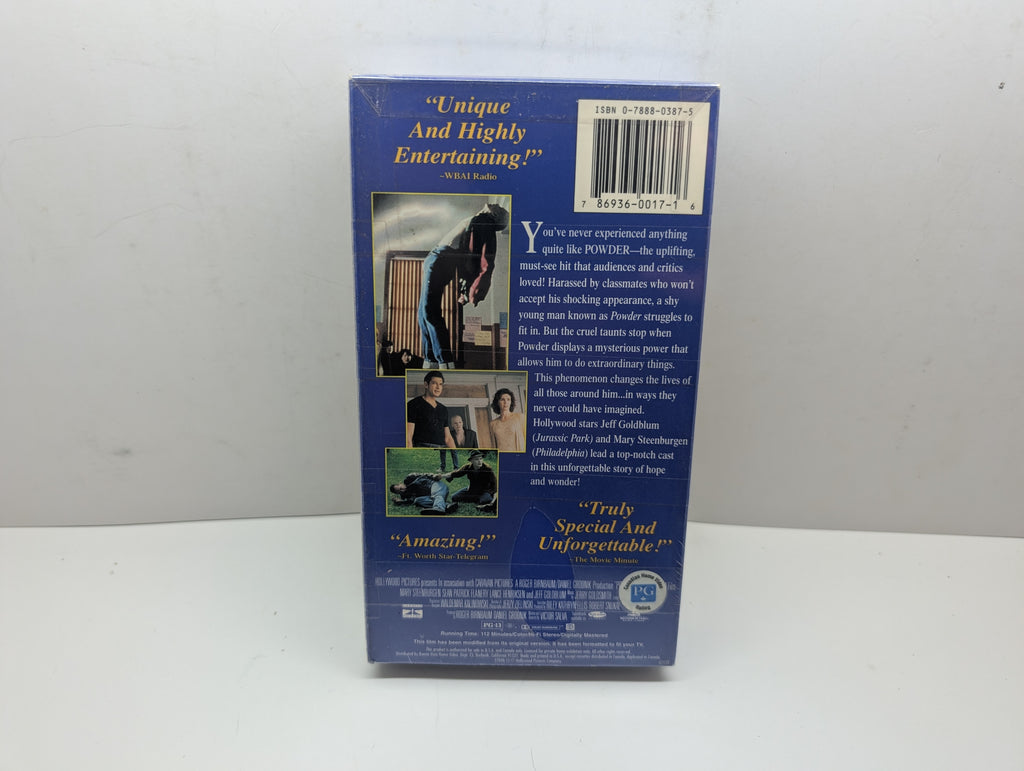 Powder VHS - actual item back