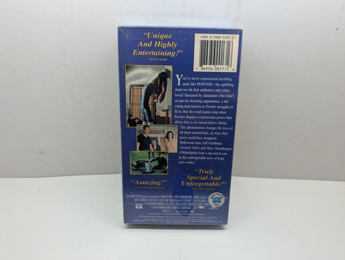 Powder VHS - actual item back