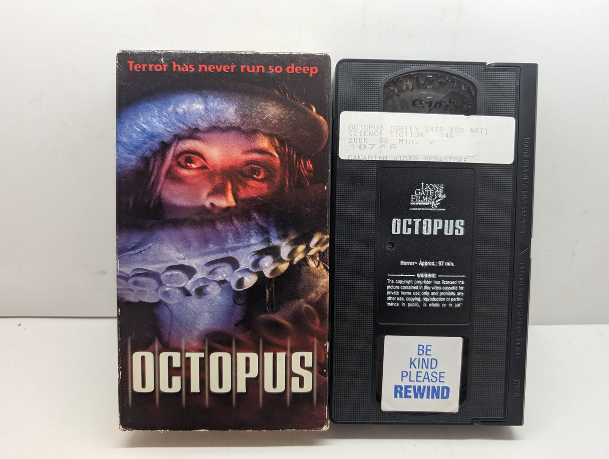 Octopus - VHS — actual item pictured